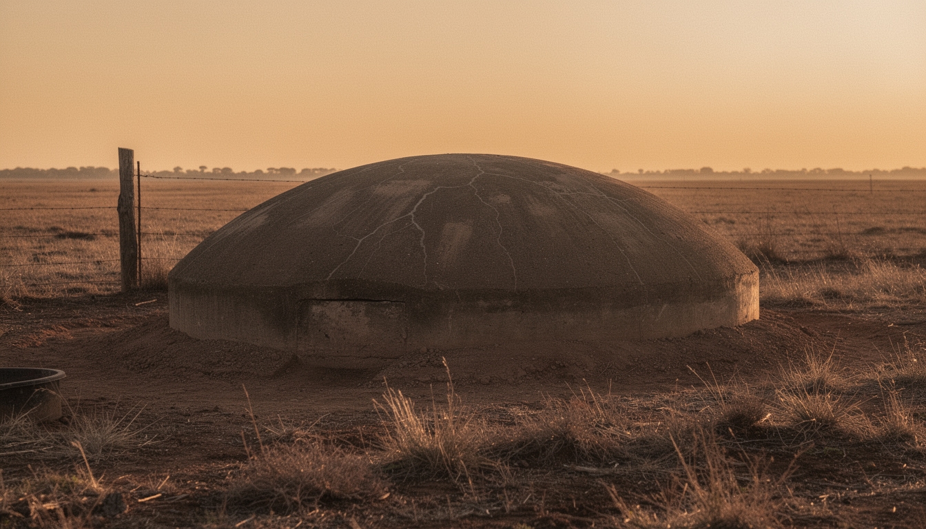 Biodigestor doméstico en zona rural argentina
